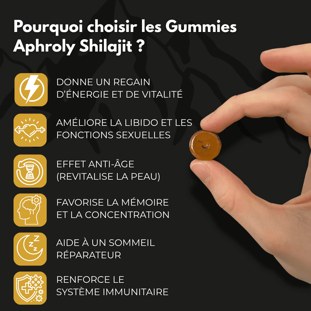 Shilajit pur de l’Himalaya – Aphroly®